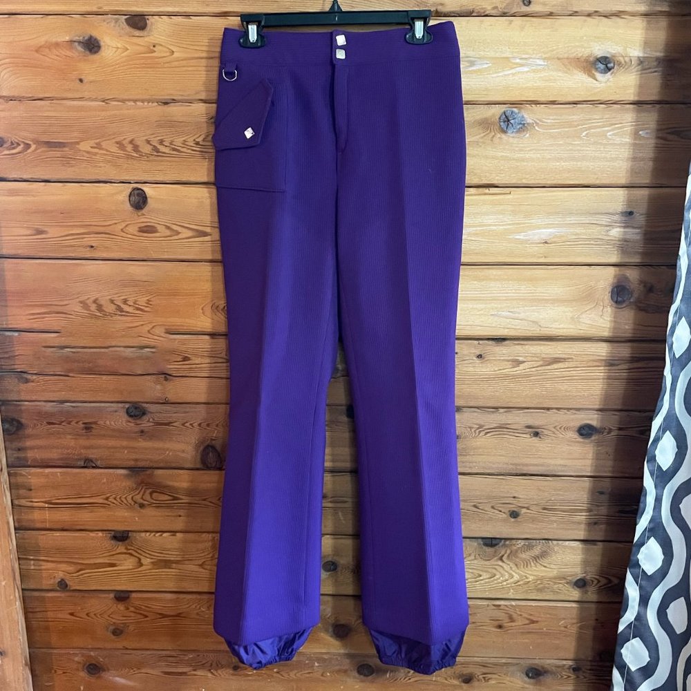 Aspen Skiwear Vintage Purple Ski Pants Size 12p